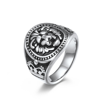 Bagues vintage en argent et or 2024, tête de lion, animal, rock, bagues en acier inoxydable plaqué or pour hommes
