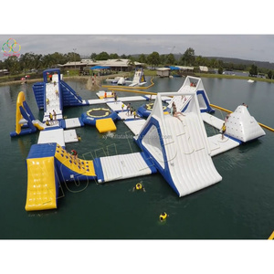 Nouveau trampoline aquatique gonflable commercial Leap Factory en PVC, grand modèle pour parc, pour adultes, pour eau de <span class=keywords><strong>mer</strong></span>, équipement d'amusement pour parc aquatique flottant - Product Image 2