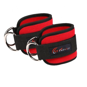 Tali pergelangan kaki dapat disesuaikan, latihan kaki <span class=keywords><strong>Gym</strong></span> kekuatan kebugaran olahraga EVA tali pergelangan kaki untuk mesin kabel - Product Image 5