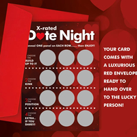 9 Jeux d'Aventure pour Couples - Carte à Gratter des Positions Sexuelles, Emballage Original pour Couples, Carte Défi d'Amour Amusante pour Adultes