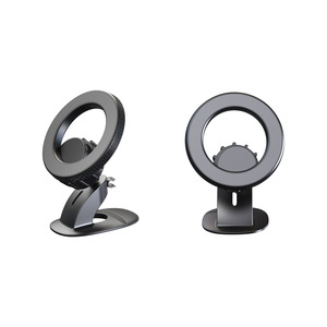 Produits chauds support de téléphone portable magnétique Rotation à 360 degrés Portable Mini support Mobile de voiture support de téléphone de voiture pliable en alliage - Product Image 1