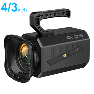 เว็บแคม USB 4K สำหรับการถ่ายทอดสด พร้อมรูรับแสงอัตโนมัติขนาดใหญ่ เซ็นเซอร์ CMOS 4/3 นิ้ว เว็บแคม 4K - Product Image 1