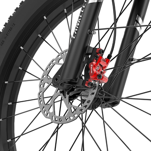 Vélo électrique tout-terrain gris MG600 PLUS 2025 avec moteur brushless 1000W, batterie lithium 48V, suspension avant et pneus larges étanches - Product Image 5