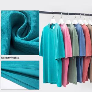 AK08 High Quality Summer Acid Washed T-shirt Cotton Oversized <b>Tshirt</b> Custom Printing Men T Shirt - Product Image 2