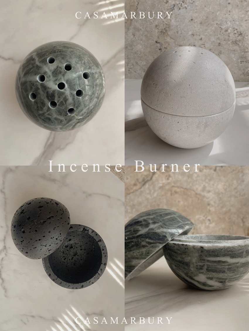 Green White Black Travertine Incense Holder Home Hotel Tabletop Marble Incense Burner Travertine Incense Holder Home Hotel Tabletop Marble Incense Burner Green,White,Black,Travertine,Travertine Incense,Incense Burner,Marble