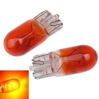 Ampoule de voiture halogène T10 W5W 12V 5W, lampe de lecture d'instrument, lumière de position intérieure HID 194 158, bleue, verte, rouge, rose
