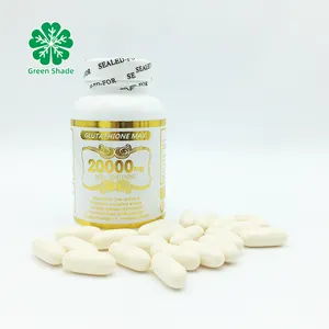 뜨거운 판매 개인 상표 고품질 스킨 케어 미백 20000mg 글루타티온 콜라겐 비타민 C 소프트 캡슐 알약 병