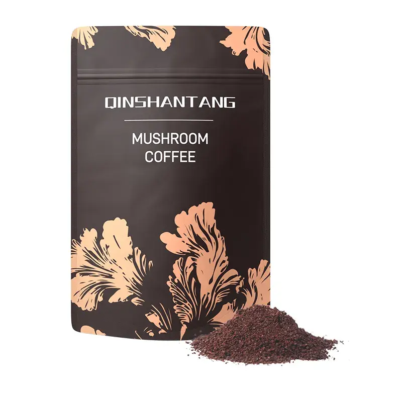 Polvo de café de mezcla de setas orgánicas instantáneas árabes Reishi Lions Mane Mushroom Coffee Etiqueta privada Ryze 10 Mushroom Coffee
