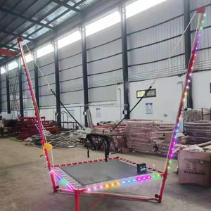 Factory Sell Upgraded Version <strong>Bungee</strong> Jumping with Rocker and Spring Outdoor Children Equipment <strong>Bungee</strong> Trampoline for Kids - Product Image 6