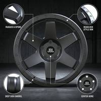 Jantes monobloc forgées tout-terrain pour camion, 18-26 pouces, noires, avec rivets simulés, jantes en alliage Beadlock, 5x114.3/120/139.7 pour pick-up et SUV