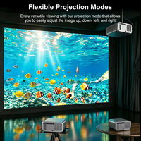 Projecteur de cinéma maison 4K 3000 lumens ANSI, vidéo 4K, wifi, Android, projecteur portable, projecteur TV 4k