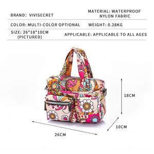 Guangzhou fabricant de sacs suspendus impression de marque polyester Chine designer mode pas cher dame <span class=keywords><strong>sac</strong></span> à <span class=keywords><strong>main</strong></span> - Product Image 3