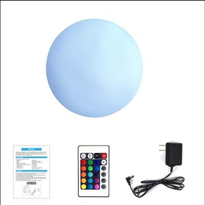 Lumière solaire de jardin/vente chaude RGB jardin flottant <span class=keywords><strong>boules</strong></span> lumineuses 20/25/30/40/50/60/80 CM LED boule de lumière pour la piscine - Product Image 6