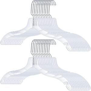 Perchas Transparentes Antideslizantes para Vestidos de Novia de 17 Pulgadas - Product Image 1