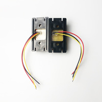 Luz LED de posición lateral bicolor rojo y ámbar, impermeable, para camión, remolque, luz de separación, indicador lateral, montaje con tornillos para camión y RV