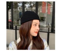 Hiver Casual Fil Court Hip Hop Adulte Hommes Femmes Bonnet Crâne Tricoté Élastique Unisexe Personnalisable Cyclisme Bonnets côtelés logo