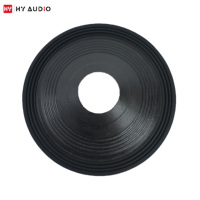 Service OEM/ODM HY AUDIO – Cône de haut-parleur en fibre de carbone avec bord en tissu de 12, 15, 18 pouces – Fournisseur d'usine d'accessoires et de produits de réparation pour haut-parleurs