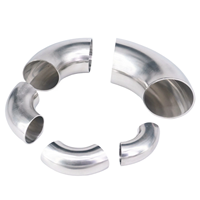 Coude en acier inoxydable 304 316, soudé, qualité industrielle, raccord de tuyauterie, tube long, haute résistance, poli miroir, moulage, haute pression