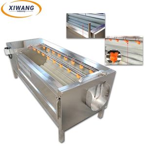 Industrial High-Pressure Roller <b>Brush</b> Cleaning Machine Fruit and <b>Vegetable</b> Processing Plant Motor As Core Component - Product Image 1