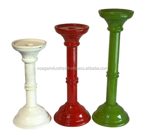 โลหะการออกแบบที่ไม่ซ้ำกันชุด3เทียนเสาเทียนHOME DECOR GARDENใช้ตารางด้านบนTEALIGHTเทียน - Product Image 1