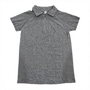 Polo de Mujer Novedad 2026, de Punto Sólido con Media Cremallera, Transpirable, Elástico, Manga Corta, Alta Calidad, para Golf y Tenis - Product Image 2