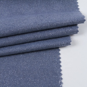 Tissu <span class=keywords><strong>textile</strong></span> extensible à une face, <span class=keywords><strong>flocage</strong></span> bon marché, feuille rose, microfibre de polyester, daim, tissu pour vêtements - Product Image 3