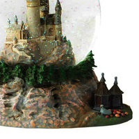 Modèle de château de Poudlard en résine personnalisé, globe à neige, peint à la main, souvenir artistique du monde magique, décoration d'intérieur