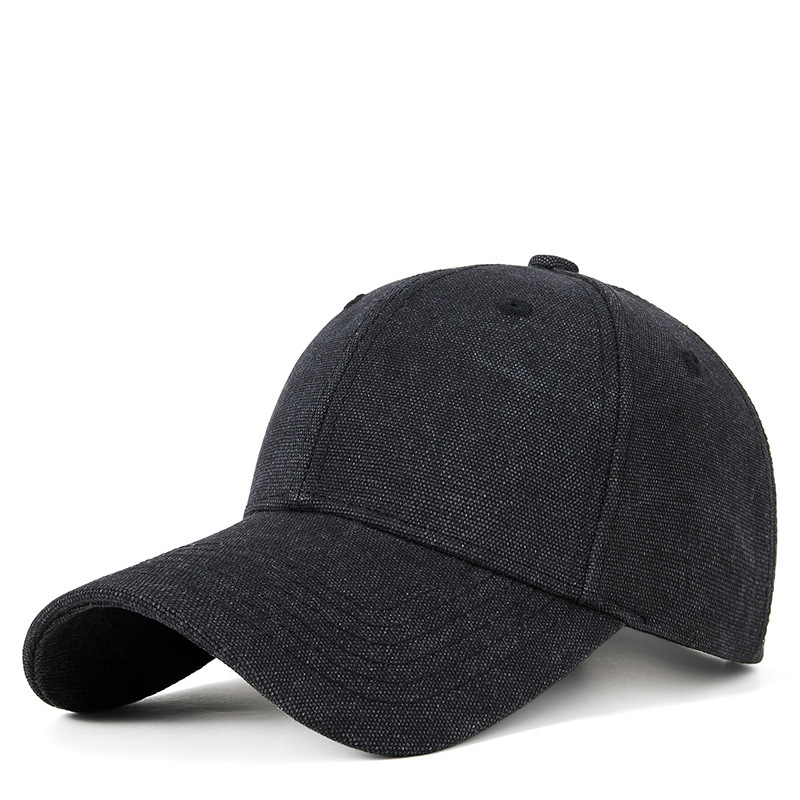 Vintage Canvas Snapback Hat Adjustable Unisex Dad Cap Casual Wear Vintage Cotton Canvas Baseball Cap for Men Spring and Summer  main image 4