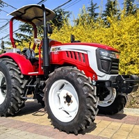 2026 NEU Heißer Verkauf YTO 100 PS Mini-Diesel-Allradtraktor mit Automatikgetriebe und Frontlader-Zubehör zum Fabrikpreis