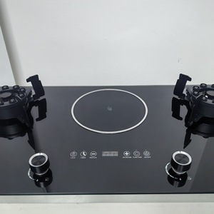 <span class=keywords><strong>Estufa</strong></span> de Gas Integrada con Vitrocerámica <span class=keywords><strong>Eléctrica</strong></span>, de Vidrio Templado, con Doble Uso de Gas y Electricidad - Product Image 5