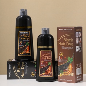 Tinte Permanente para el Cabello KERATINE QUEEN, Crema de Ginseng Natural de Grado Premium para Uso Familiar y Profesional - Product Image 3