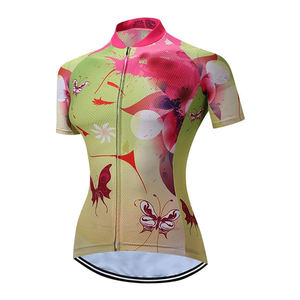 Aanpasbaar Professioneel Fietskleding Korte Mouw Ademend Snel Droog <span class=keywords><strong>Sexy</strong></span> Wielersport Shirt Voor Dames - Product Image 6