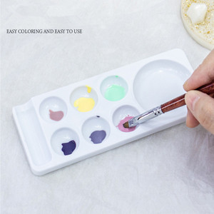 Palette de mélange pour nail art à 8 compartiments, en plastique, pour gel UV, pigments et peinture, pour la manucure et le dessin - Product Image 6