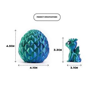 3D打印龙蛋套装迷你可爱龙内惊喜3D打印动物套装 - Product Image 2