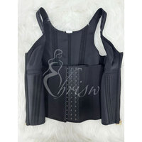 Extrême Latex Corset Taille Gilet Avec Soutien-Gorge Sous-Vêtements Body Shapers Butt Lifter Hip Logo Tummy Control Shorts