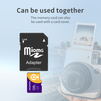 Carte mémoire haute vitesse MIOMGN Factory 16 Go 32 Go 64 Go 128 Go 256 Go A1 V30 TF Card Memory SD Card pour enregistreur vidéo numérique
