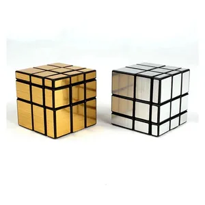 Cube magique Neo 3x3x3 or argent, Cube de vitesse professionnel, Puzzles Speedcube, jouets éducatifs pour enfants, cadeaux pour adultes
