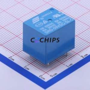 SRD-09VDC-SL-C Power Relay Through hole Component (THT),15.6x19.2mm Relay 9V 1 Changeover: 1C (SPDT-Changeover)::: 5 250V-AC - Product Image 1