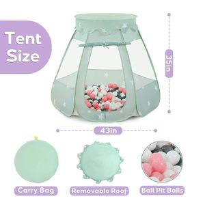 Carpa de Juego Infantil Segura y Cómoda, Piscina de Pelotas para Bebés con 50 Pelotas - Product Image 3