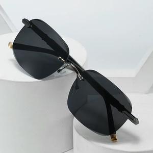 Lunettes de soleil tendance sans monture C21 UV375 Classe 2 Verres PC Unisexe Pour la conduite et la pêche Origine Wenzhou - Product Image 3