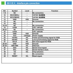 Pantalla TFT IPS de 2.0 Pulgadas, Resolución 320(RGB)*240, Interfaz RGB de 6 Bits, IC ILI9342C, Brillo de 280nits, 3 LED, Alimentación Digital - Product Image 6