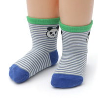Logo personnalisé anti-dérapant marche coton fille garçon infantile enfant en bas âge chaussettes mignon nouveau-né Grip enfants enfants chaussettes tricot personnalisé bébé chaussettes