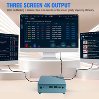 Sharerdp-Boîtier de Mini PC Slim N100 N95 HD DP RJ45 Ports Android TV Box avec 12V 8 Go 256 Go, faible consommation d'énergie, prise américaine