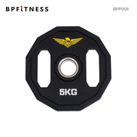 Home Gym tahan lama murah bulat 20kg besi cor barbel angkat berat piring 2.8cm Set untuk Gym komersial
