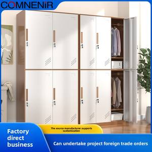 משרד הבית רב-דלתול ארון עץ חדר כושר שקית אחסון עובד מעונות - Product Image 2