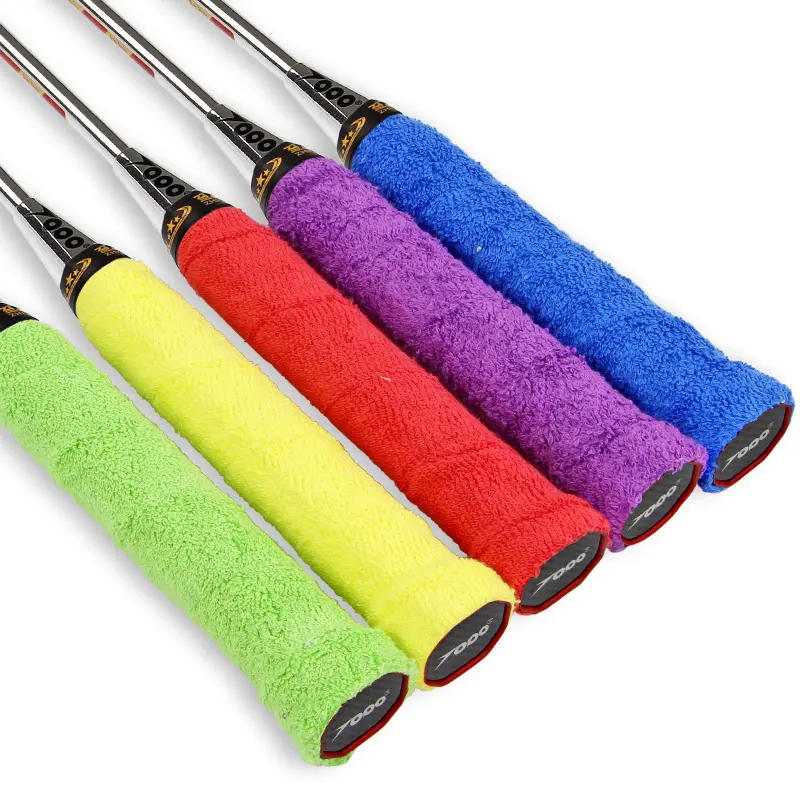 Towel Fabric Badminton Racket Handle Overgrip Racket Grips Towel Cotton Hand Grip