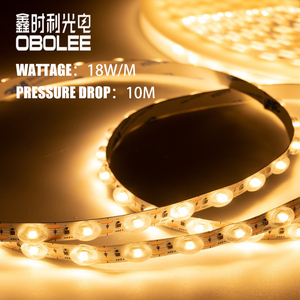 High Brightness 2835 48L 15mm Lens Diffused <b>LED</b> <b>Strip</b> <b>Light</b> Seamless Cuttable for Cove Ceiling Recessed Aluminum <b>Channel</b> 24V - Product Image 2