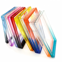 Protections de cartes de crédit en TPU Rainbow Flash compatibles avec les protège-cartes et les boîtiers de cartes SGC BGS