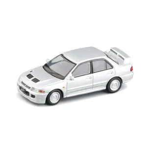 Yüksek kaliteli JKM 1:64 ölçekli Lancer EVO II alaşım araba modeli Model oyuncak araba dekorasyon Diecast oyuncak hediyeler için