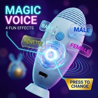 Microphone Karaoké Sans Fil Portable pour Enfants, Léger, avec Réduction de Bruit, Éclairage RGB, pour Chanter (Europe et Amérique)